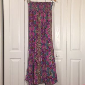 Show Me Your MuMu Floral Wide Leg Pants - Black and Pink